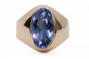 Russian Soviet rose 14k 585 gold Alexandrite Ruby Emerald Sapphire Zircon ring  vrc077