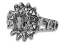 Russian Soviet rose 14k 585 gold Alexandrite Ruby Emerald Sapphire Zircon ring  vrc032