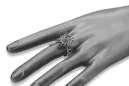 Russian Soviet rose 14k 585 gold Alexandrite Ruby Emerald Sapphire Zircon ring  vrc032