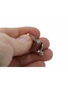 Рожевий білий 14k gold585 діамант сережки ved150rw Вінтажний російський радянський стиль