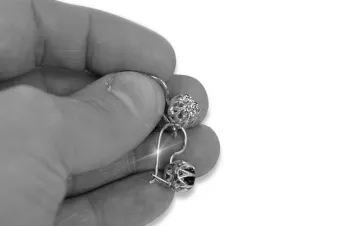 copy of Plata soviética rusa 925 Alejandrita Rubí Esmeralda Zafiro Aguamarina Zircón ... Pendientes VEC062S