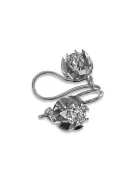 Vintage Vintage 925 Silver earrings setting vec062s