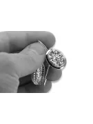 Pendientes Rusos Vintage Plata 925 Engaste vec114s
