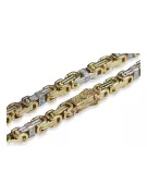 Yellow 14k 585 gold Bizantina Excellent solid bracelet cb097yw