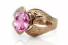 Vintage Jewlery Ring Amethyst Original Vintage 14K Rose Gold vrc135r