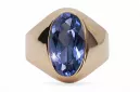 Sapphire Original Vintage 14K Rose Gold Ring Vintage Jewlery vrc077r