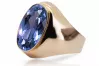 Sapphire Original Vintage 14K Rose Gold Ring Vintage Jewlery vrc077r