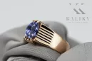 Ρωσικό σοβιετικό τριαντάφυλλο 14k 585 χρυσό Αλεξανδρίτη ρουμπίνι σμαράγδι Σαππ Ζιρκόν δαχτυλίδι vrc007