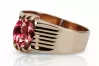 Ruby Original Vintage 14K Rose Gold Ring Vintage craft vrc007r