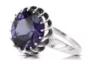 Sterling silver 925 Alexandrite ring Russian Soviet Vintage style vrc035s