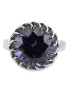 Sterling silver 925 Alexandrite ring Russian Soviet Vintage style vrc035s