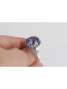 Sterling silver 925 Alexandrite ring Russian Soviet Vintage style vrc035s