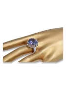 Sterling silver 925 Alexandrite ring Russian Soviet Vintage style vrc035s