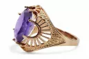 Russian Soviet rose 14k 585 gold Alexandrite Ruby Emerald Sapphire Zircon ring  vrc014