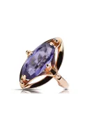 Original Vintage 14K Rose Gold Alexandrite Ring Vintage Jewlery vrc047r