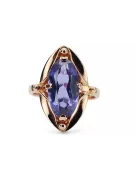 Original Vintage 14K Rose Gold Alexandrite Ring Vintage Jewlery vrc047r