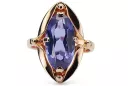 Original Vintage 14K Rose Gold Alexandrite Ring Vintage Jewlery vrc047r
