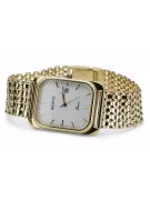 Gold men's watch Geneve ★ zlotychlopak.pl ★ Gold purity 585 333 Low Price!