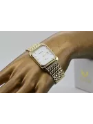 Gold men's watch Geneve ★ zlotychlopak.pl ★ Gold purity 585 333 Low Price!