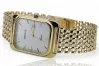 Yellow 14k 585 gold men's white dial Geneve watch mw001ydw&mbw004y