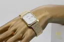 Złoty zegarek męski 14k Geneve, japoński kwarc, 36,8mm | Zlotychlopak.pl