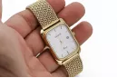 الأصفر 14k 585 Gold Men's Geneve Watch اطباء أبيض MW001YDW & MBW021Y