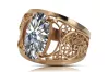 Original Vintage 14K Rose Gold Zircon Ring Vintage craft vrc057r