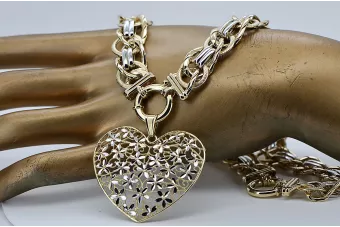 Златна висулка висулка ★ zlotychlopak.pl ★ Златен отличителен белег 585 333 ниска цена