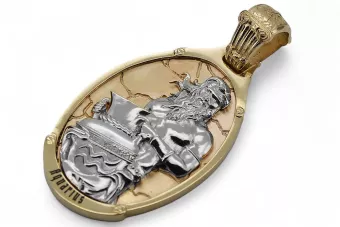 Auksinis pakabalas 14k 585 Graikijos medūzos kelias czn001yw