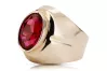 Ring Ruby Original Vintage 14K Rose Gold Vintage style vrc296r