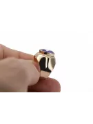 Ρωσικό σοβιετικό τριαντάφυλλο 14k 585 χρυσό Αλεξανδρίτη ρουμπίνι Σμαράγδι Σαππ Ζιρκόν δαχτυλίδι vrc296