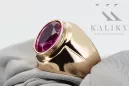 Vintage Ring Amethyst Original Vintage 14K Rose Gold vrc296r