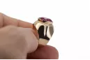 Vintage Ring Amethyst Original Vintage 14K Rose Gold vrc296r