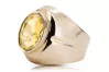 Vintage Jewlery Ring Yellow Peridot Original Vintage 14K Rose Gold vrc296r