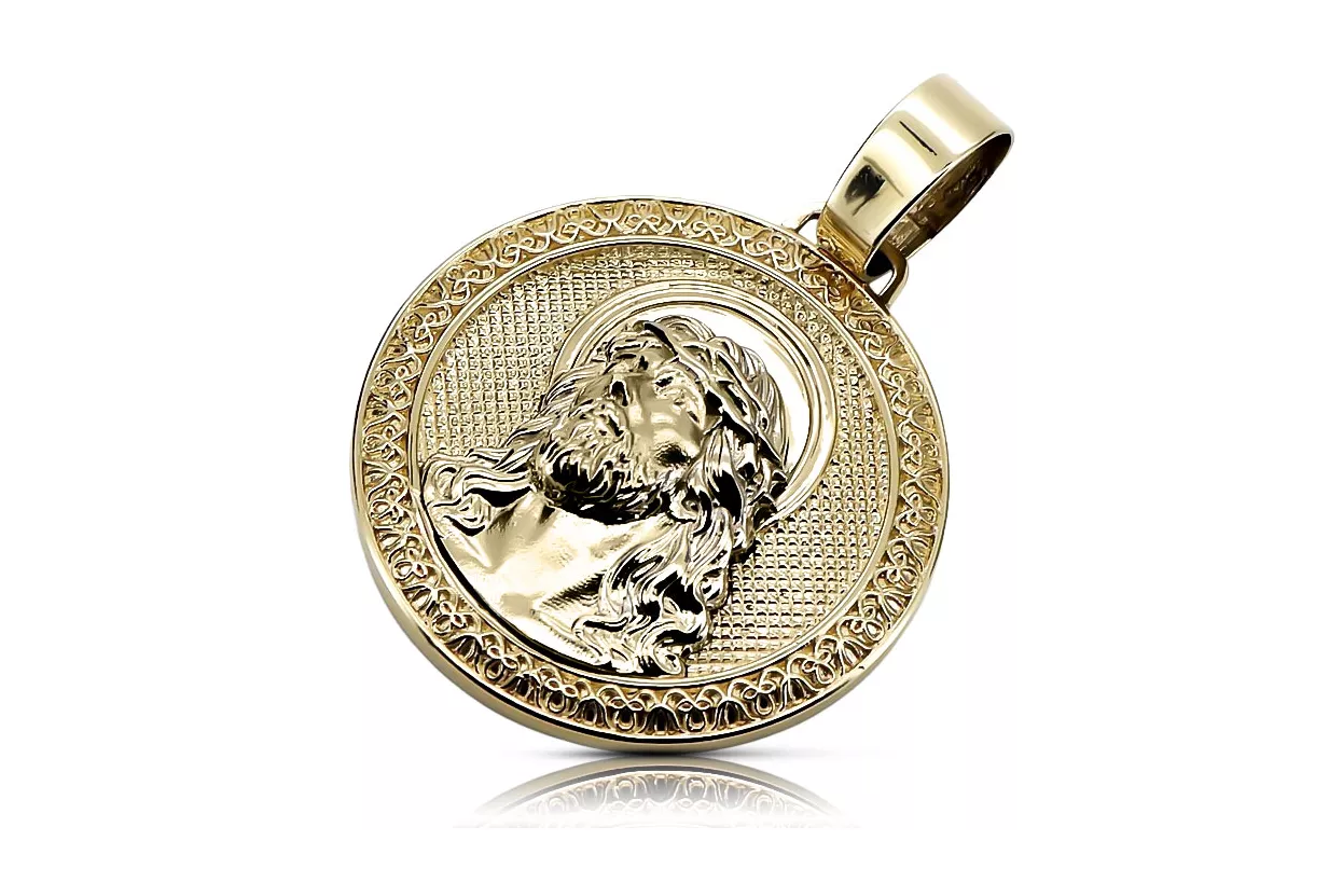 Jezus medallion icon pendant ★ zlotychlopak.pl ★ Gold 585 333 low price Jezus medallion icon pendant ★ zlotychlopak.pl ★ Gold 585 333 low price