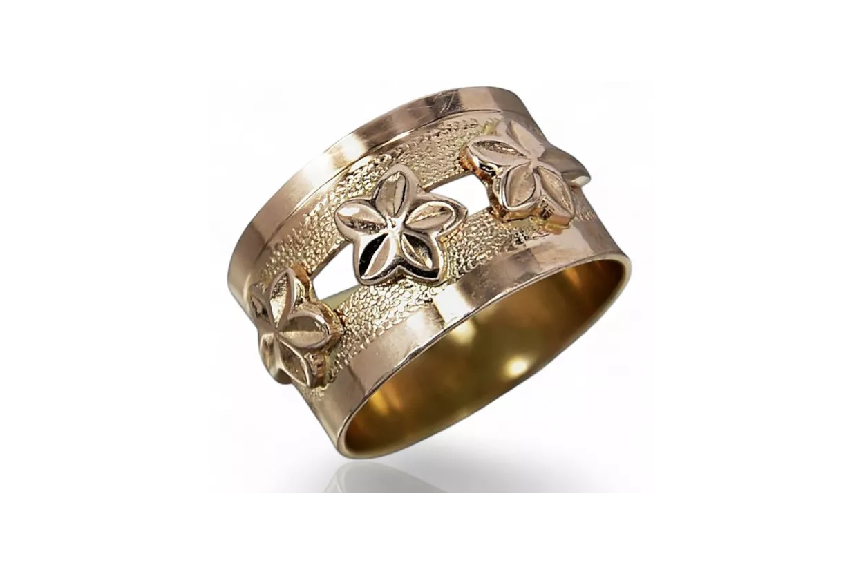 Russian Soviet rose pink 14k 585 gold Vintage ring vrn025 Russian Soviet rose pink 14k 585 gold Vintage ring vrn025