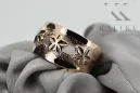 Rus sovietic a crescut roz 14k 585 aur Vintage inel vrn025