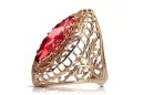 Ring Ruby Original Vintage 14K Rose Gold Vintage Jewlery vrc090r
