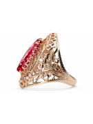 Ring Ruby Original Vintage 14K Rose Gold Vintage Jewlery vrc090r