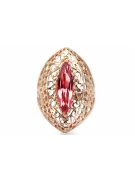 Ring Ruby Original Vintage 14K Rose Gold Vintage Jewlery vrc090r