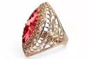 Ring Ruby Original Vintage 14K Rose Gold Vintage Jewlery vrc090r