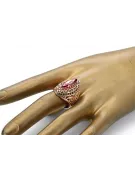 Ring Ruby Original Vintage 14K Rose Gold Vintage Jewlery vrc090r