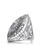 Ring Vintage Schmuck Einstellung Originales Vintage-Roségold aus 14 Karat vrc090r