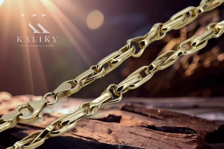 russian rose soviet gold chain