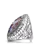 Silver ring 925 with Alexandrite vrc090s Russian Soviet Vintage style