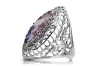 Silver ring 925 with Alexandrite vrc090s Russian Soviet Vintage style