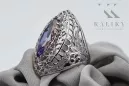 Silver ring 925 with Alexandrite vrc090s Russian Soviet Vintage style