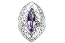 Silver ring 925 with Alexandrite vrc090s Russian Soviet Vintage style