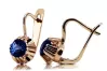 Earrings Vintage Sapphire Original Vintage 14K Rose Gold vec027r