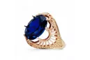 Sapphire Original Vintage 14K Rose Gold Ring Vintage style vrc003r
